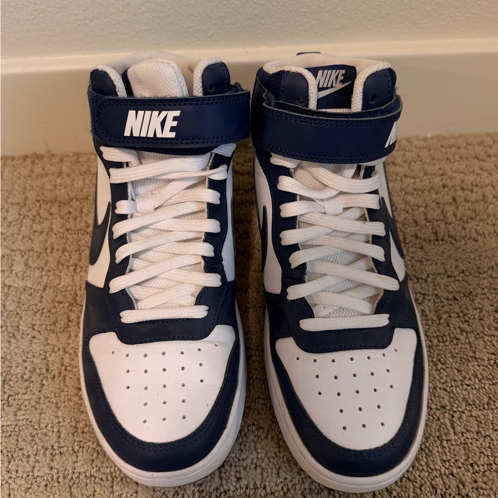 Nike Blue and White Sneakers